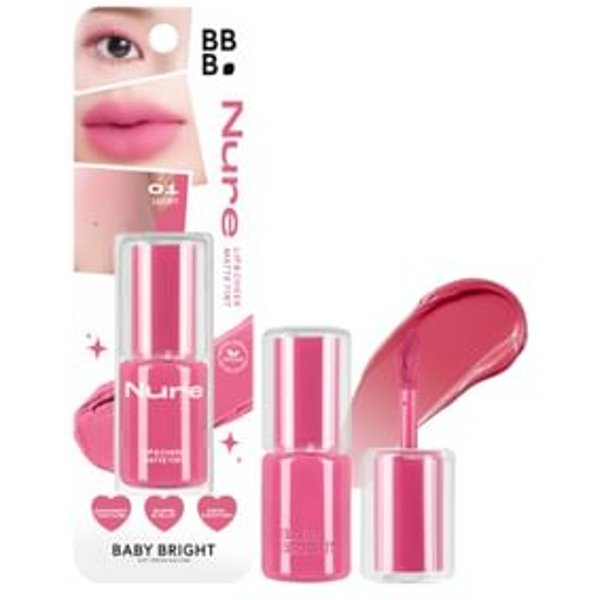 Baby Bright - Nure Lip & Cheek Matte Tint 01 Lucky