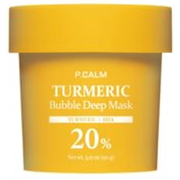 P.CALM - Turmeric Bubble Deep Mask - Gesichtsreinigende Schaummaske
