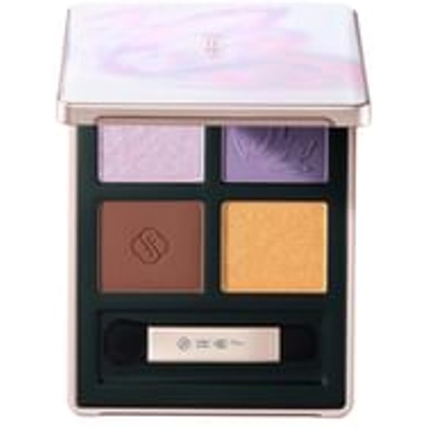 Florasis - Butterfly Glitter Quad Eyeshadow Palette - 2 Types 01 Iris Twilight - 3.3g