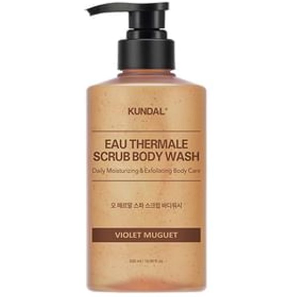 KUNDAL - Eau Thermale Scrub Body Wash - 3 Types Violet Muguet