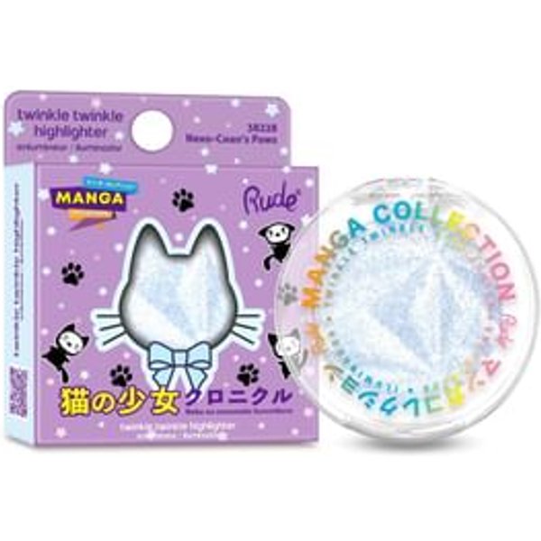 Rude Cosmetics - Manga Collection Twinkle Twinkle Highlighter - 2 Colors Sawa-Chan's Heart - 4g