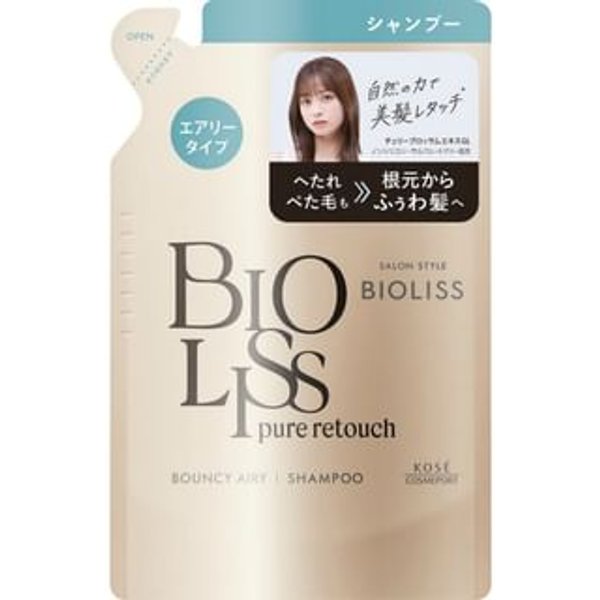 Kose - Bioliss Pure Retouch Bouncy Airy Shampoo 340ml Refill