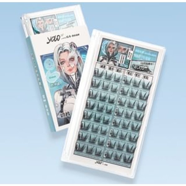 YOLO YYX - Slice Sticker Series Individual False Eyelashes - 4 Types 13mm# (8 pairs/48 clusters)