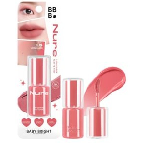 Baby Bright - Nure Lip & Cheek Matte Tint 15 Vermillion