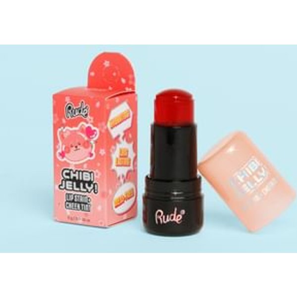 Rude Cosmetics - Chibi Manga Collection - Chibi Jelly! Lip Stain and Cheek Tint - 3 Colors Koneko - 5g