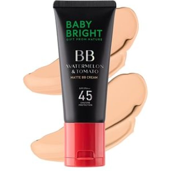 Baby Bright - Watermelon & Tomato Matte BB Cream SPF 45 PA++ 23 True Beige