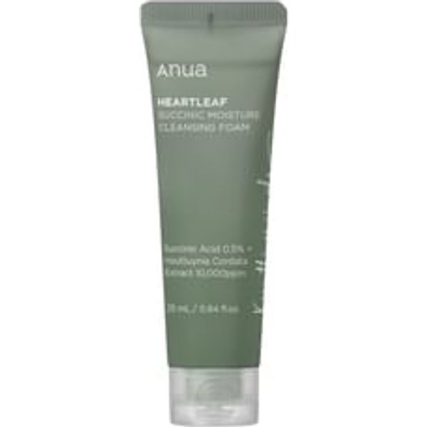 Anua - Mini Espuma Limpiadora Heartleaf Succinic Moisture