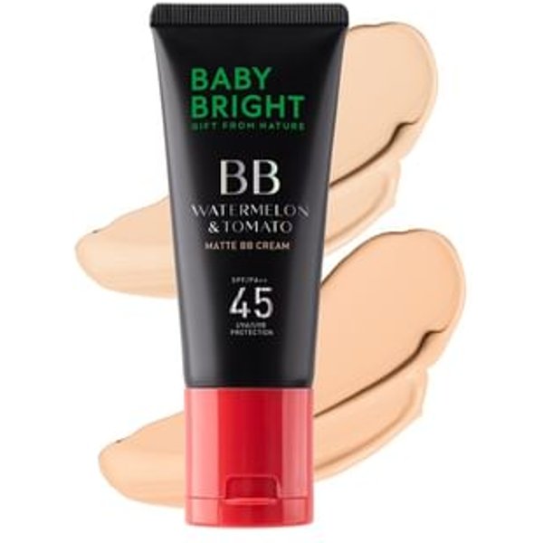 Baby Bright - Watermelon & Tomato Matte BB Cream SPF 45 PA++ 21 Light Beige