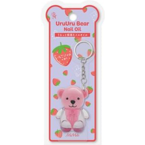 BN - MiMits UruUru Bear Keychain Nail Oil Strawberry Jam