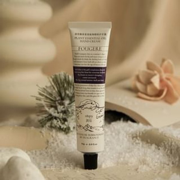 roopy - Poetic Series Fougere Plant Essential Oil Hand Cream - 7 Flavors Thaw of Snow - 75g