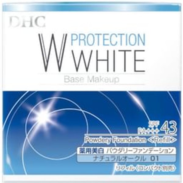 DHC - Perfect White Powdery Foundation SPF 43 PA+++ 01 Natural Ocher Refill
