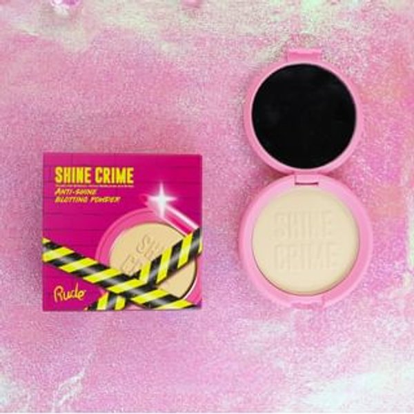 Rude Cosmetics - Shine Crime Anti-Shine Blotting Powder - 2 Colors Translucent - 8.5g