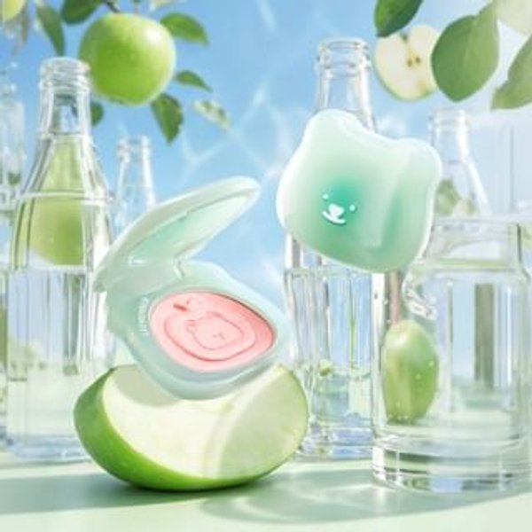 LEEMEMBER - Bear Cream Blush & Highlighting Powder Green Apple Edition - 3 Colors