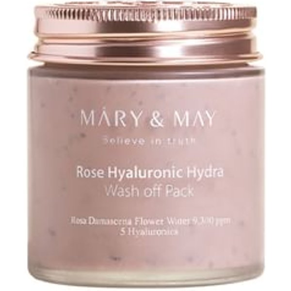 Mary&May - Mascarillas con Ácido Hialurónico Rose Hyaluronic Hydra Wash Off Mask Pack