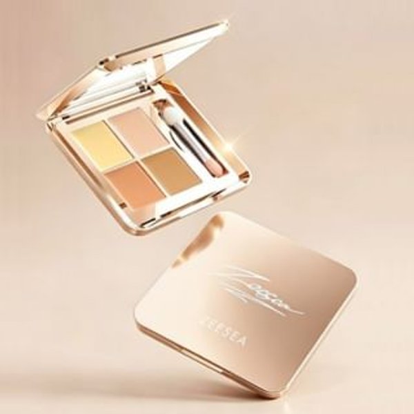 ZEESEA - Creamy Quad Concealer Palette - 2 Types #02 Natural - 6g