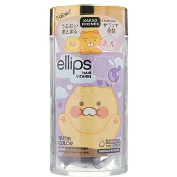 ellips - Kakao Friends Vitamin Nutri Color Hair Oil Capsule Bottle 30 pcs