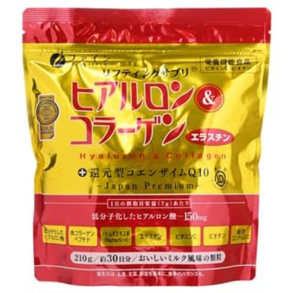 Hyaluron & Collagen + Ubiquinol Q10 Powder Refill 210g