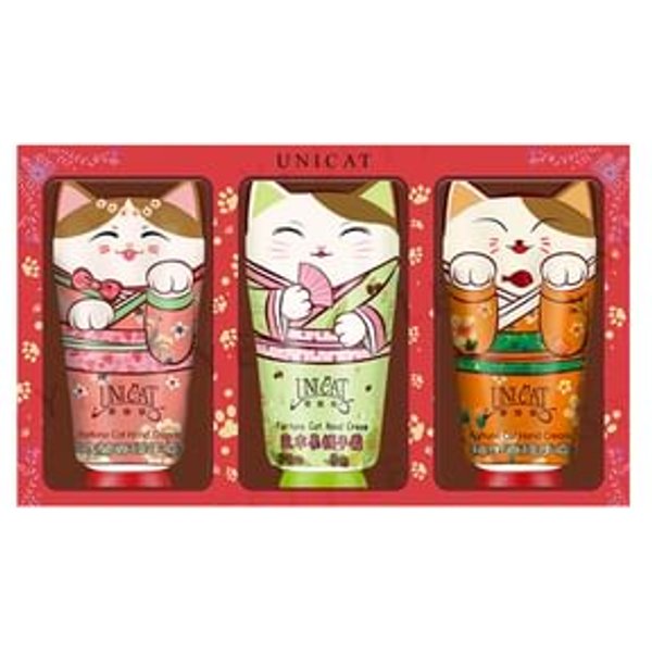 UNICAT - Fortune Cat Hand Cream Trio Gift Set - Handcreme