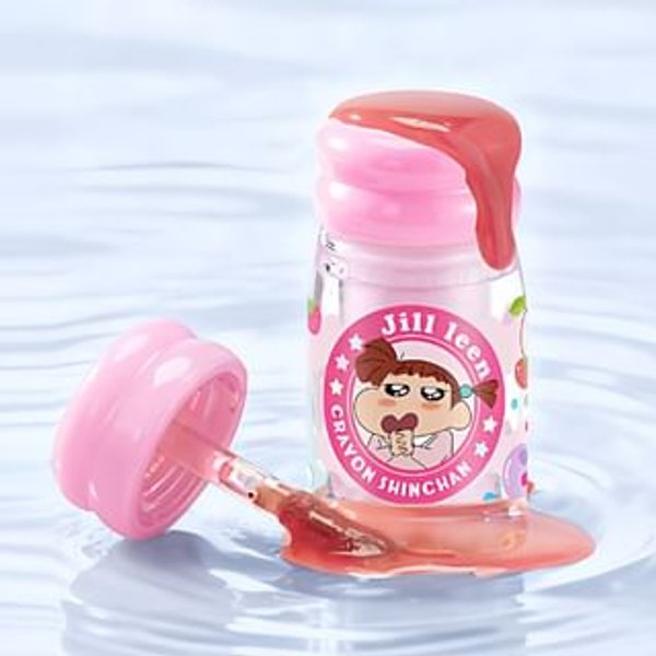 JILL LEEN - Moisturizing Essence Lip Glossh Crayon Shin-chan Edition - 6 Colors #J02 Peach - 2.5g