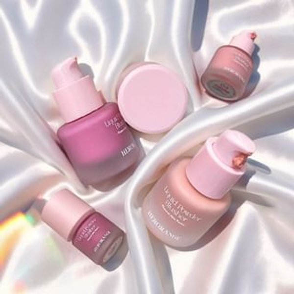 HERORANGE - Rich Liquid Blusher - 7 Colors #04 Snow Peach - 16g