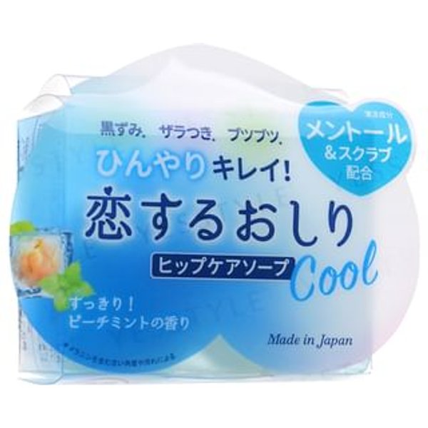 Pelican Soap - Loving Butt Hip Care Cool Peach Mint Soap 80g