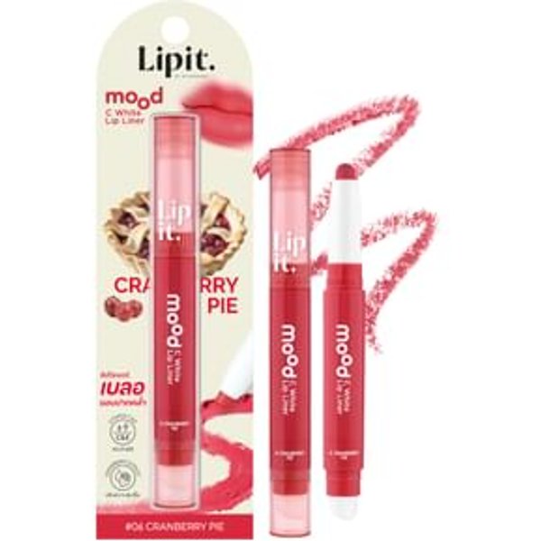 Lipit - Mood C White Lip Liner 06 Cranberry Pie