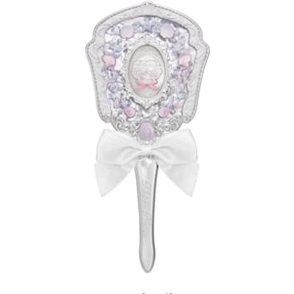 Flower Knows - Shell's Jewel Hand Mirror - 3 Colors #Pearly White - 1pcs