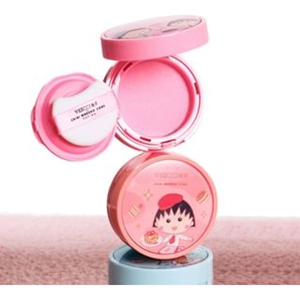 VEECCI - Rubor Estilo Cushion Touch Cushion Blush Chibi Maruko Chan Edition - 6 Colores