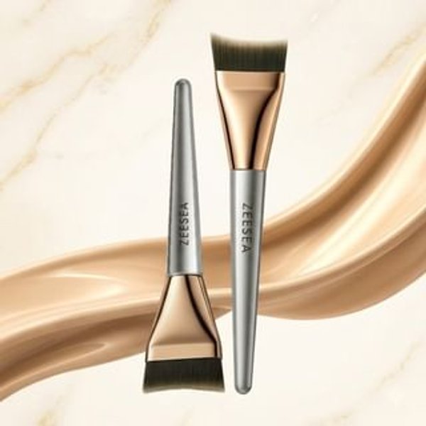 ZEESEA - Crescent Seamless Foundation Brush #Brush - 1pc