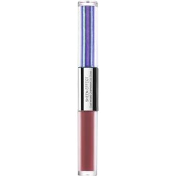 SheenEffect - Optical Chameleon Dual-End Lip Gloss - 8 Colors #02 Gray Pink - 1.6g*2