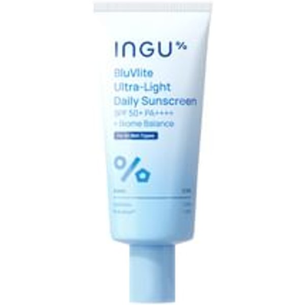 INGU - BluVlite Ultra-Light Daily Sunscreen SPF 50 PA++++ + Biome Balance Jumbo 80g