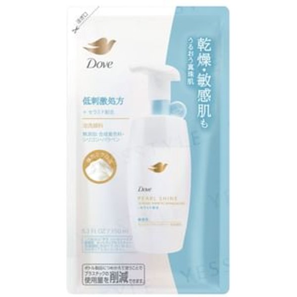 Dove Japan - Pearl Shine 12 Pearl-Mimetic Amino Acids Sensitive Foam Face Wash Refill 150ml