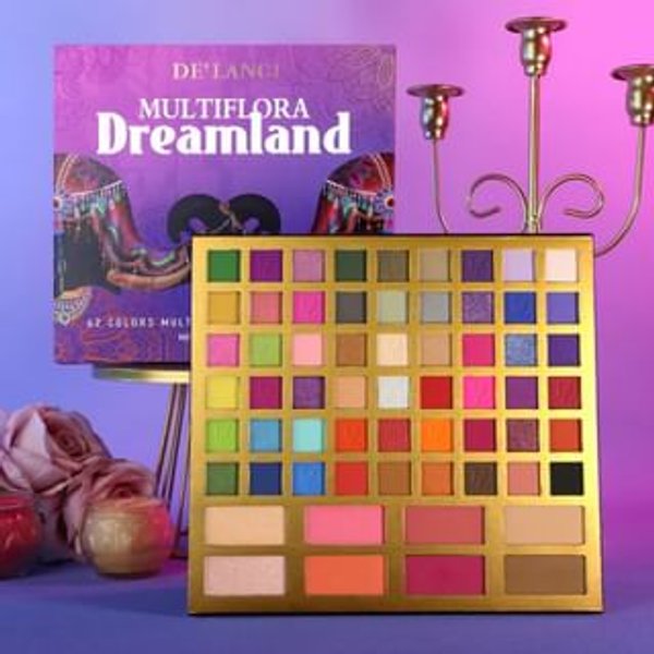 DE'LANCI - 62 Colors Multifuction Makeup Palette #Multiflora Dreamland