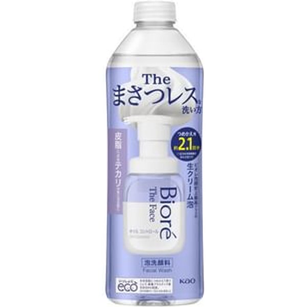 Kao - Biore The Face Foam Facial Cleanser Oil Control 340ml Refill