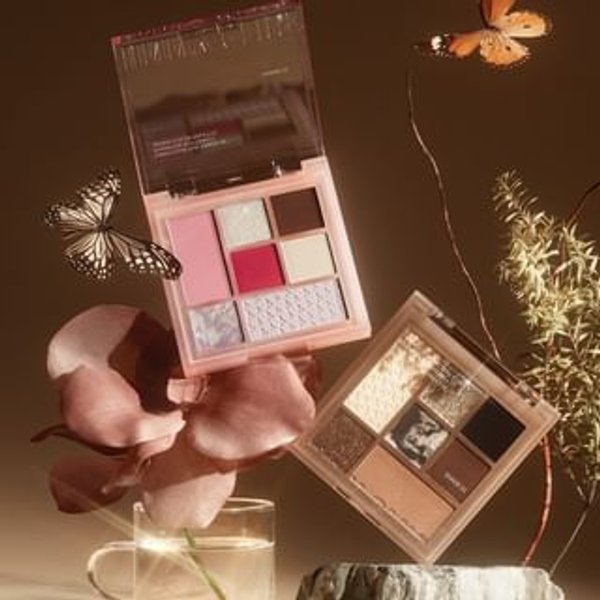 UNNY CLUB - The Trace of Phantom Butterfly 7-Color Eyeshadow Palette - 2 Types 02# Dawn Phantom Butterfly - 7.6g