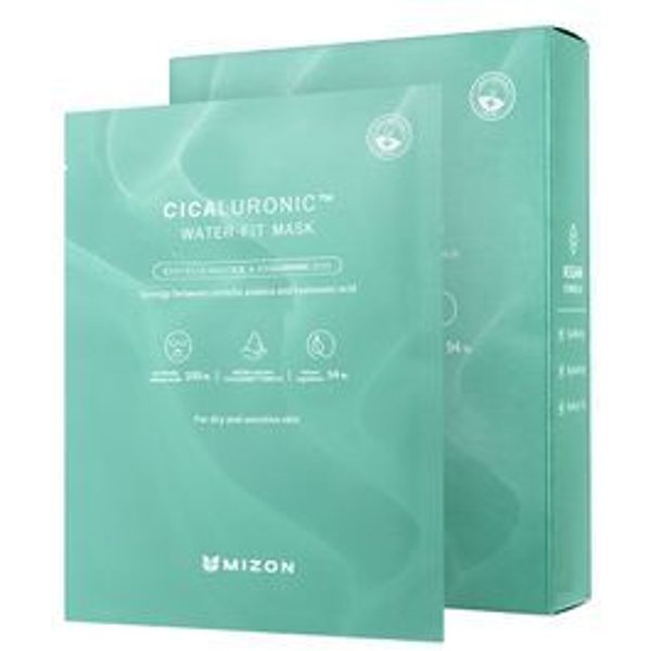 MIZON - Cicaluronic Water Fit Mask Set - Masque hydratant et apaisant