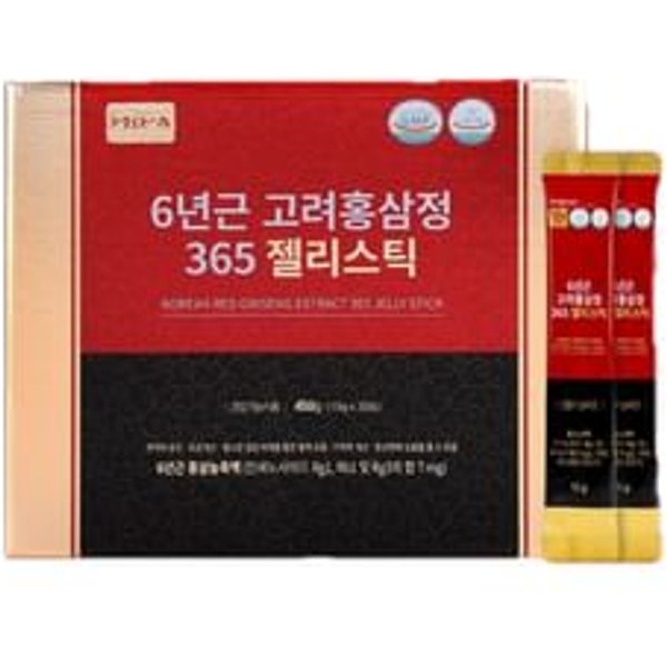 Korean Red Ginseng Extract 365 Jelly Stick 15g x 30 sticks