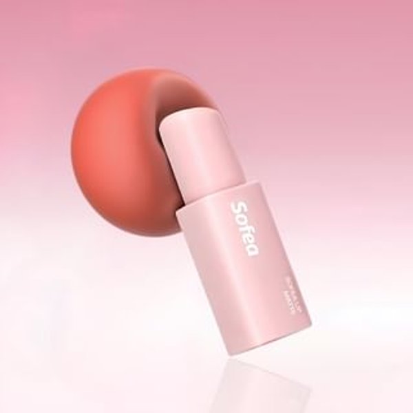 Sofea - Soft Matte Lip Mud - 5 Colors 03# Bean Paste Berry Pink - 5g