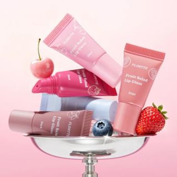 FLORTTE - Fruit Salad Series Tube Lip Gloss - 5 Colors