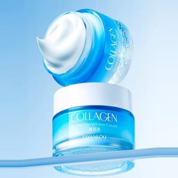 FAYANKOU - Crema Hidratante de Colageno Collagen Moisturize Whiten Cream