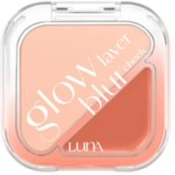 LUNA - Glow Layer Blur Cheek - 12 Types #01 Peach Shake