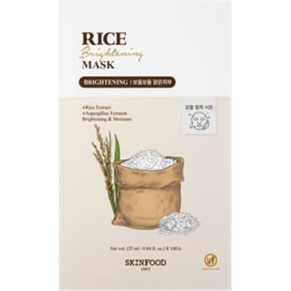 SKINFOOD - Rice Brightening Mask Set 25ml x 10 sheets