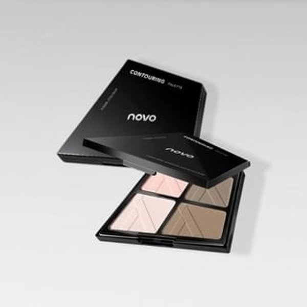 NOVO - Light And Shadow Architecture Four-Colour Coutouring Palette - 2 Types #01 Twilight - 13g