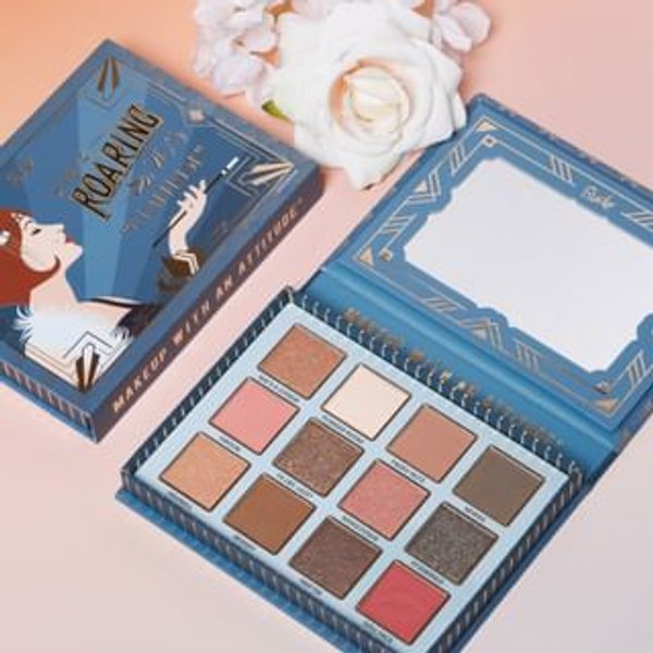 Rude Cosmetics - The Roaring 20's 12 Color Eyeshadow Palette - Chanteuse Chanteuse - 14g