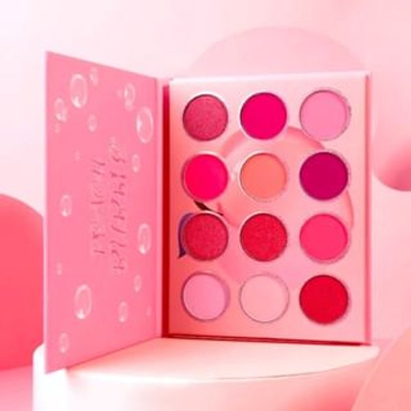 DE'LANCI - 12 Colors Pink Peach Eyeshadow Palette #Pink Peach - 11.52g