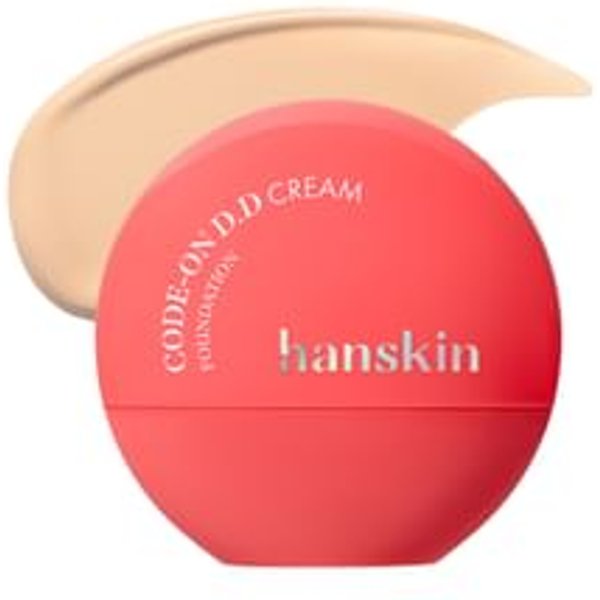 Hanskin - Code-On D.D Cream Foundation - 6 Colors #21N Light Beige