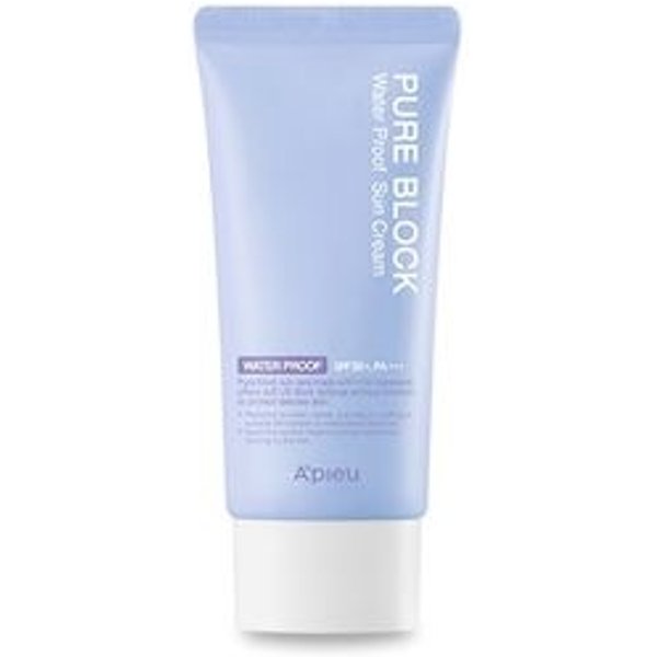 A'PIEU - Protector Solar Pure Block Natural Water-Proof Sun Cream SPF 50+ PA+++ 50ml