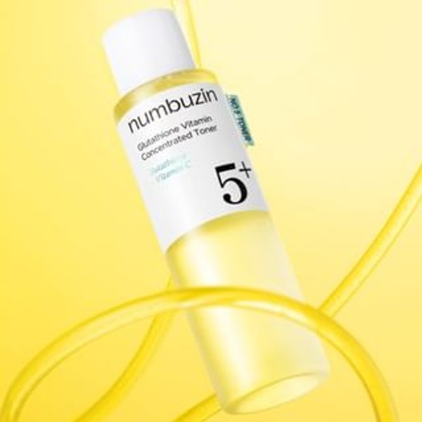 numbuzin - No.5+ Glutathione Vitamin Boosting Essential Toner 2026 Version - 200ml