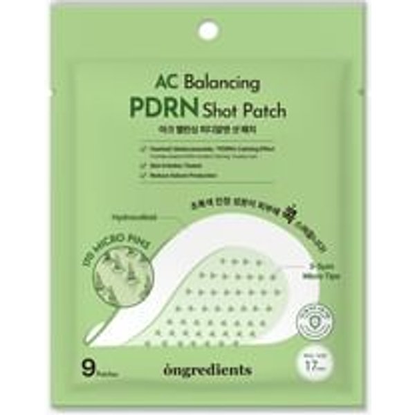 ongredients - AC Balancing PDRN Shot Patch 9 Patches
