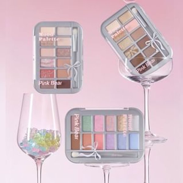 Pink Bear - Mood Eyeshaadow Palette - 3 Colors #03
